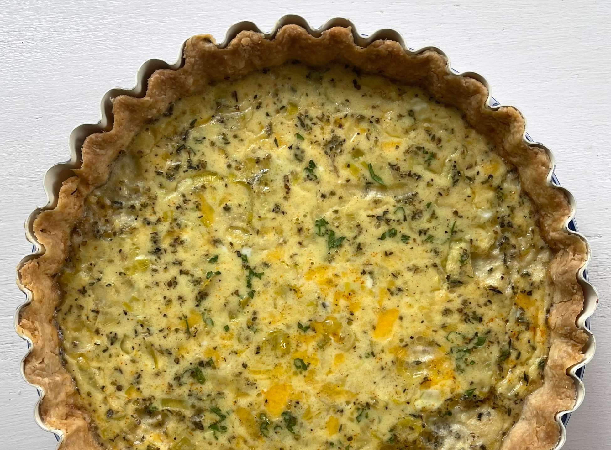 cheddar leek quiche morgan be cookin