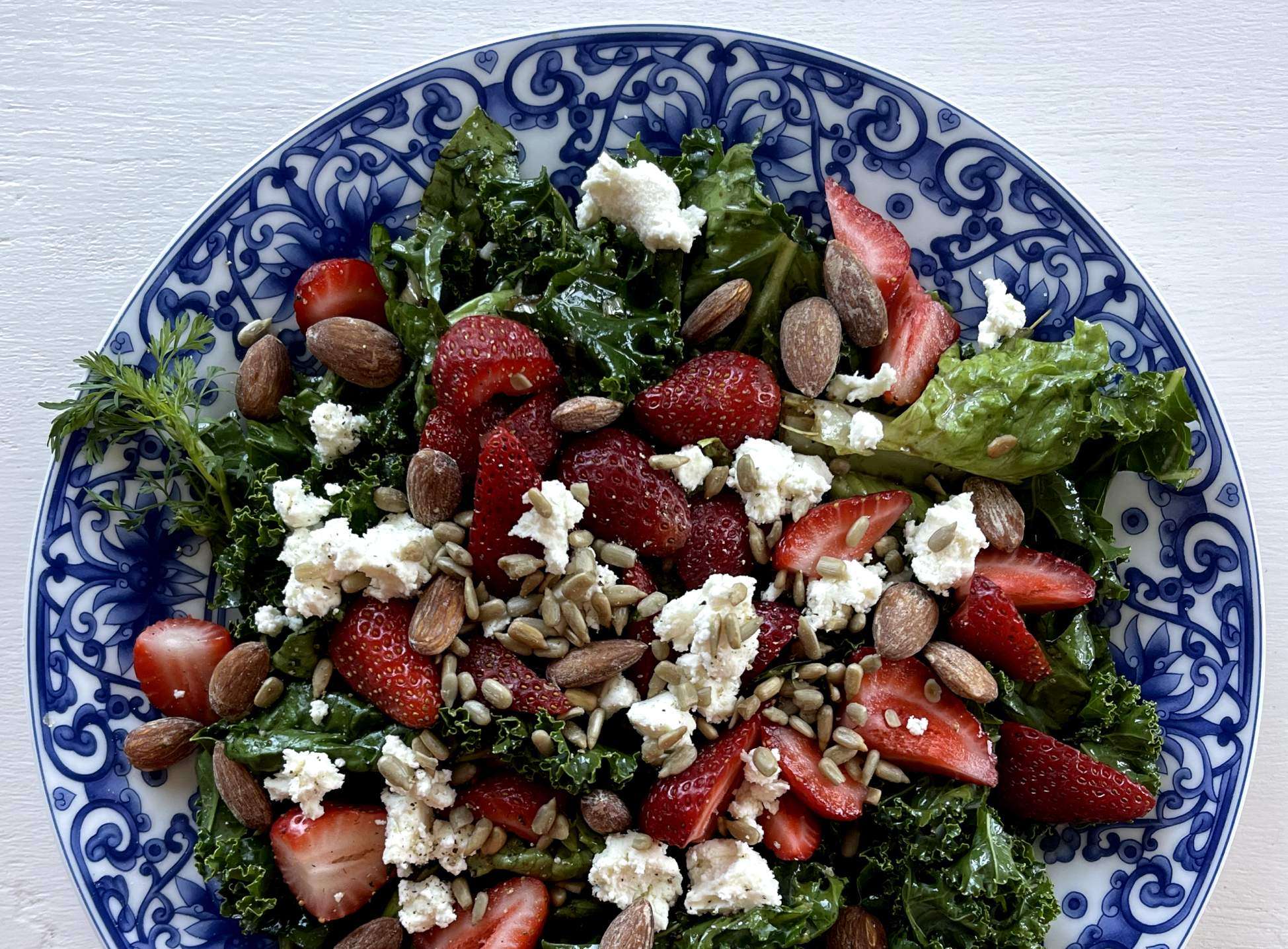 strawberry goat cheese salad morgan be cookin